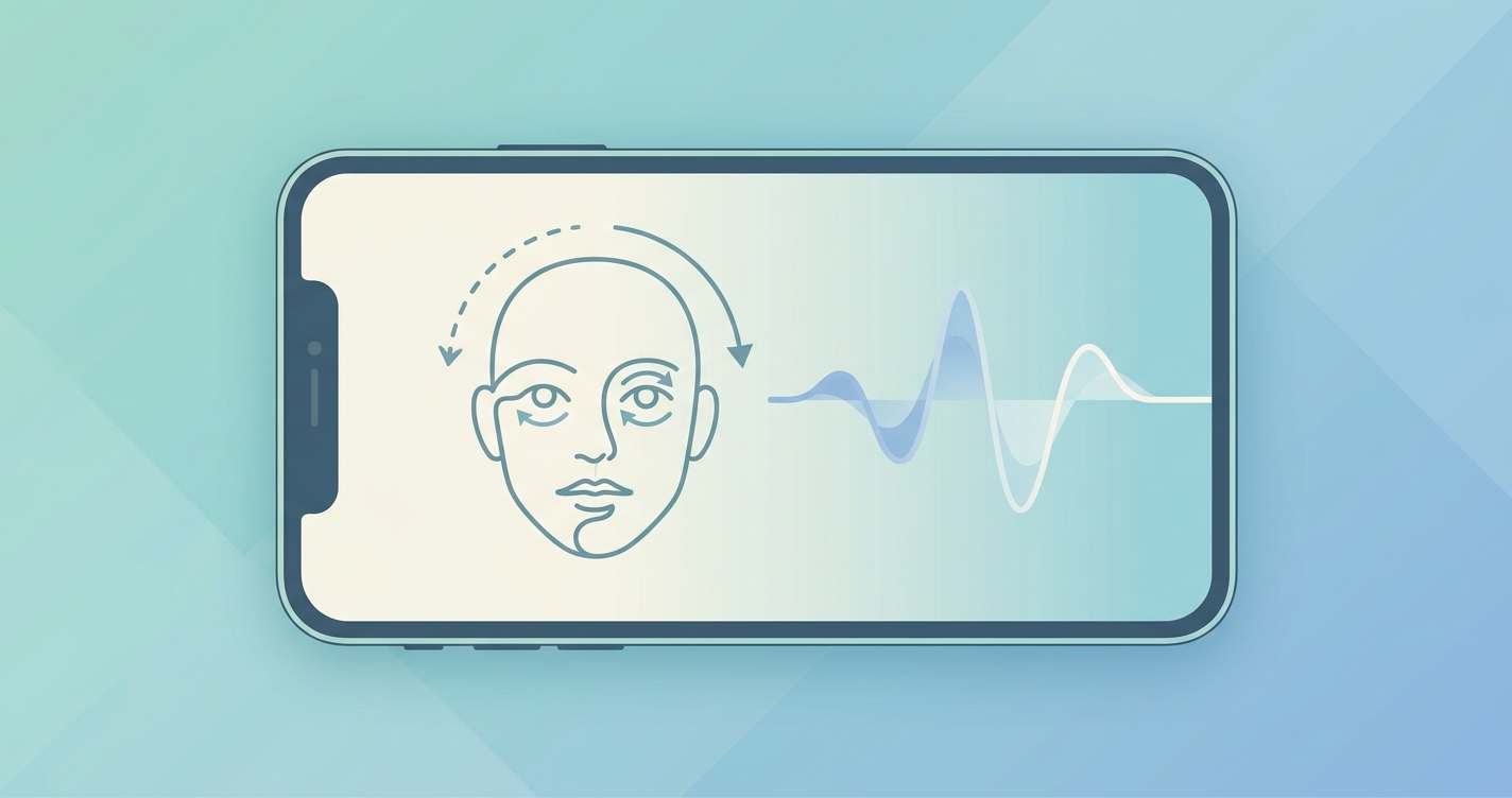 Why do some apps ask me to blink or turn my head for verification?